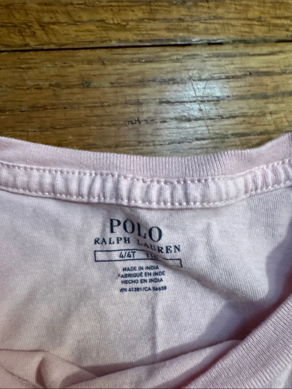 Ralph Lauren Light Pink Short Sleeve Knot-Front Tee
